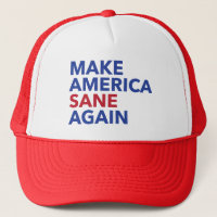 Make America Sane Again Political Message