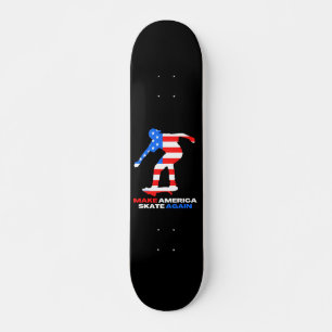 MAKE AMERICA SKATE AGAIN 50-50grind edition Skateboard