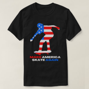 MAKE AMERICA SKATE AGAIN 50-50grind edition        T-Shirt