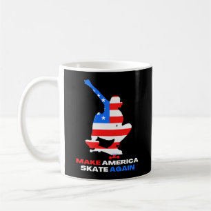 MAKE AMERICA SKATE AGAIN ollie grab edition Coffee Mug