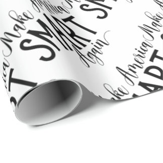 Make America Smart Again Anti-Trump Resistance Wrapping Paper