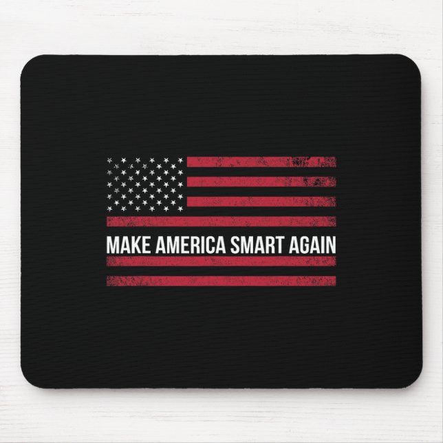Make America Smart Again Science March Earth Day T Mouse Pad (Front)