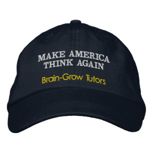 Make America Think Again Embroidered Hat