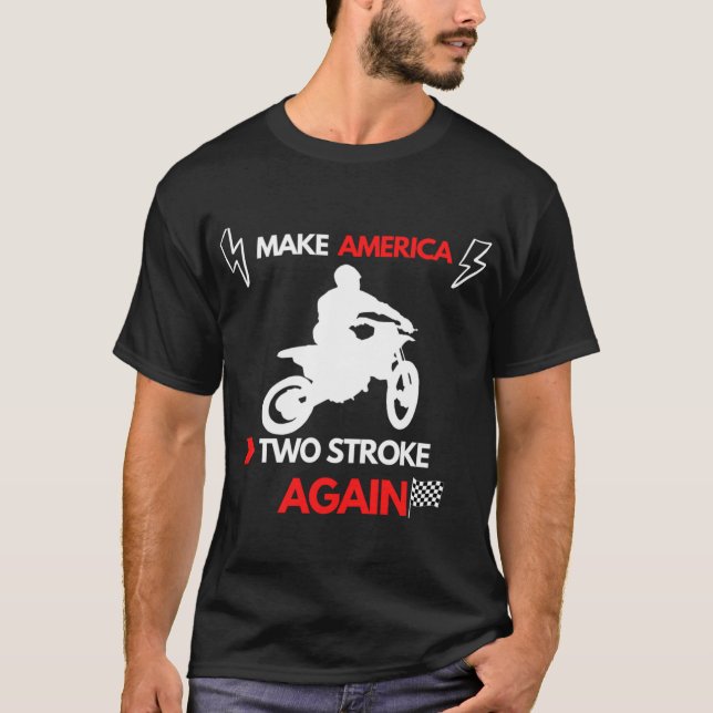 Make America Two Stroke Again  Essential T-Shirt (Front)