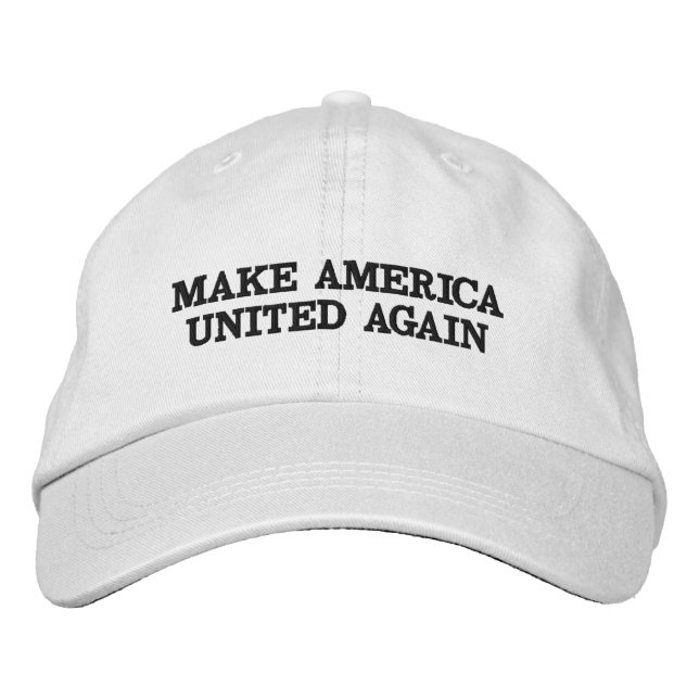 MAKE AMERICA UNITED AGAIN EMBROIDERED HAT (Front)