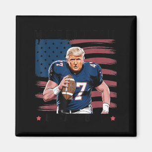 Make American Football Great Again Trump Usa Flag  Magnet
