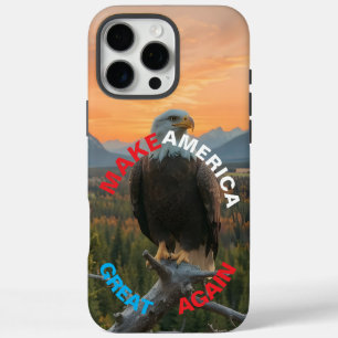 MAKE AMERICAN GREAT AGAIN EAGLE SUNRISE iPhone 16 PRO MAX CASE