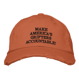 Make America's Grifters Accountable - Burnt Orange Embroidered Hat