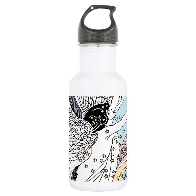 Make Art Angel 532 Ml Water Bottle (Front)