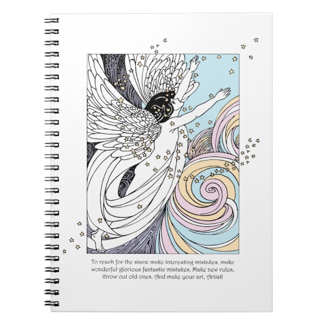 Make Art Angel Notebook (Front)
