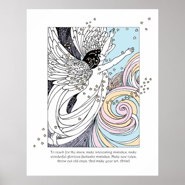 Make Art Angel Poster (Front)