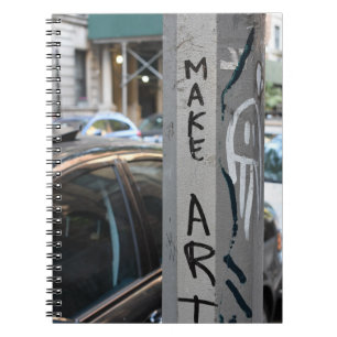 MAKE ART New York Graffiti Street Photography NYC Notebook