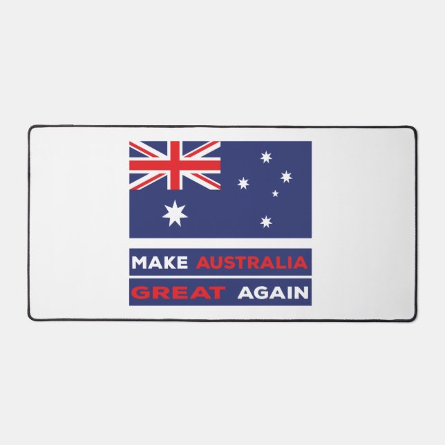 Make Australia Great Again Desk Mat (Front)