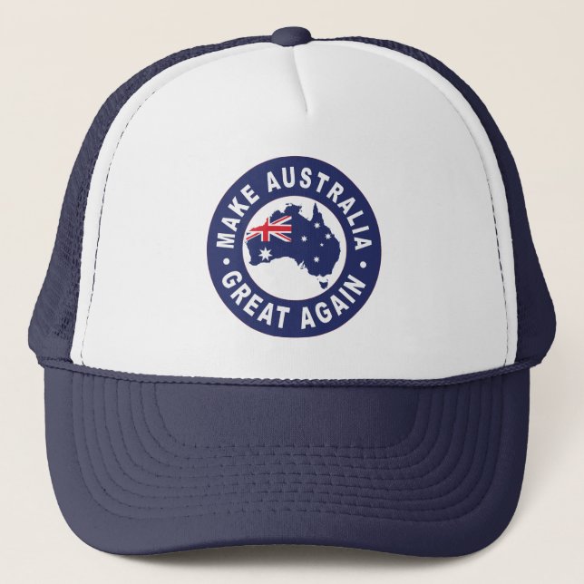 Make Australia Great Again Trucker Hat (Front)