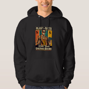 Make Bets Watch Sports Drink Beers Funny Betting G Hoodie
