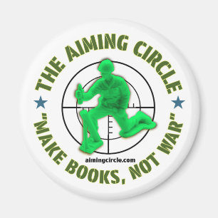 "Make Books, Not War" Magnet