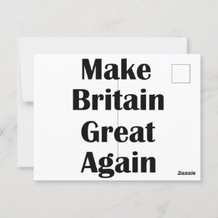 Make Britain Great Again Postcard