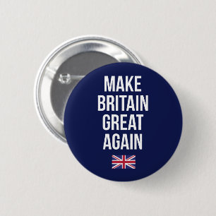 Make Britain Great Again UK First Flag Brexit 6 Cm Round Badge