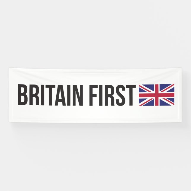 Make Britain Great Again UK First Flag Brexit Banner (Horizontal)