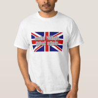 MAKE BRITAIN GREAT AGAIN Union Jack flag t shirt