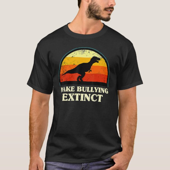 Make Bullying Extinct We Wear Orange For Unity Day T-Shirt (Front)