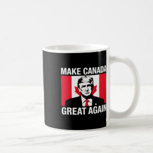 Make Canada Great Again Funny Trump Canadian Flag Coffee Mug
