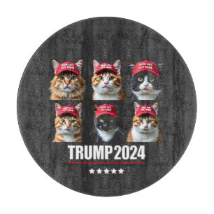 Make Cats Safe Again Maga Trump Election Cutting Board