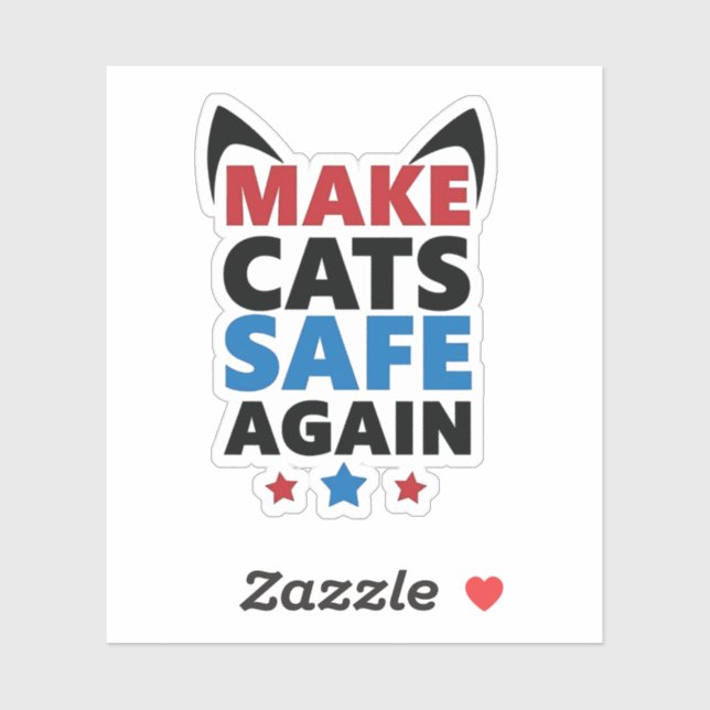 Make Cats Safe Again Trump Election Vote  (Sheet)