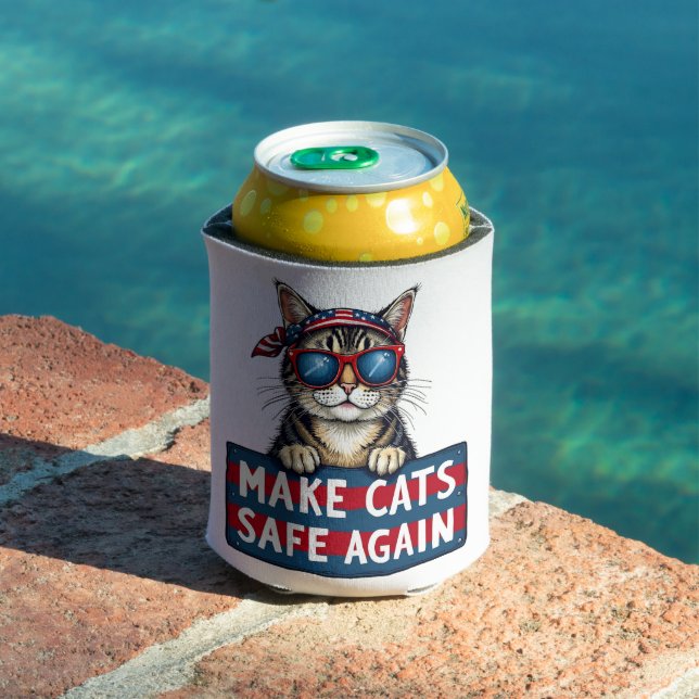Make Cats Safe Again Trump Election Vote   Can Cooler (In Situ Pool)