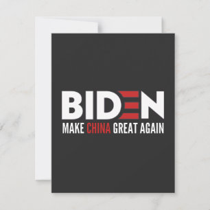 Make China Great Again Thank You Card
