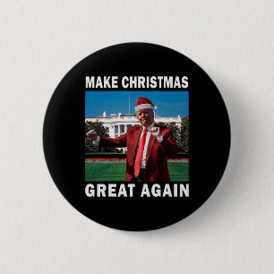Make Christmas Great Again  6 Cm Round Badge