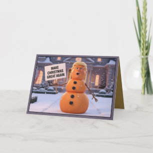 Make Christmas great again Christmas card