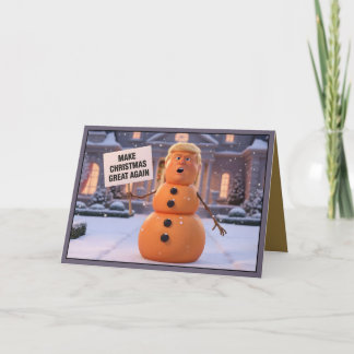 Make Christmas great again Christmas card
