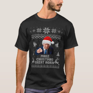 Make Christmas Great Again Donald Trump Holiday T-Shirt