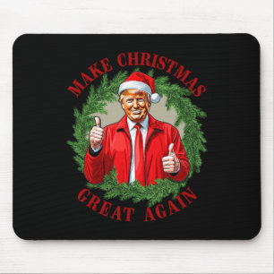 Make Christmas Great Again Donald Trump Mega Mouse Pad