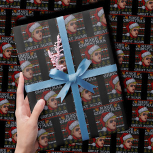 Make Christmas Great Again Donald Trump Wrapping Paper