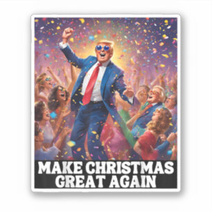 Make Christmas Great Again Funny Santa Hat Trump
