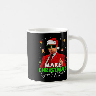 Make Christmas Great Again Funny Santa Trump Chris Coffee Mug