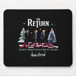 Make Christmas Great Again Funny Santa Trump Pajam Mouse Pad