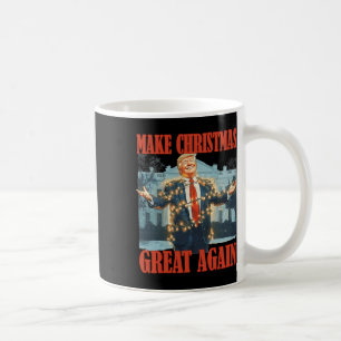Make Christmas Great Again Funny Santa Trump Xmas Coffee Mug