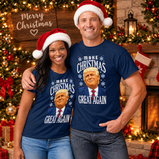 Make Christmas Great Again – Funny Trump Christmas T-Shirt