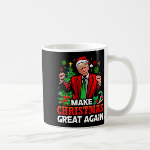 Make Christmas Great Again Santa President Trump _ Coffee Mug
