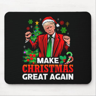 Make Christmas Great Again Santa President Trump _ Mouse Pad