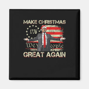 Make Christmas Great Again Santa Trump Xmas We The Magnet