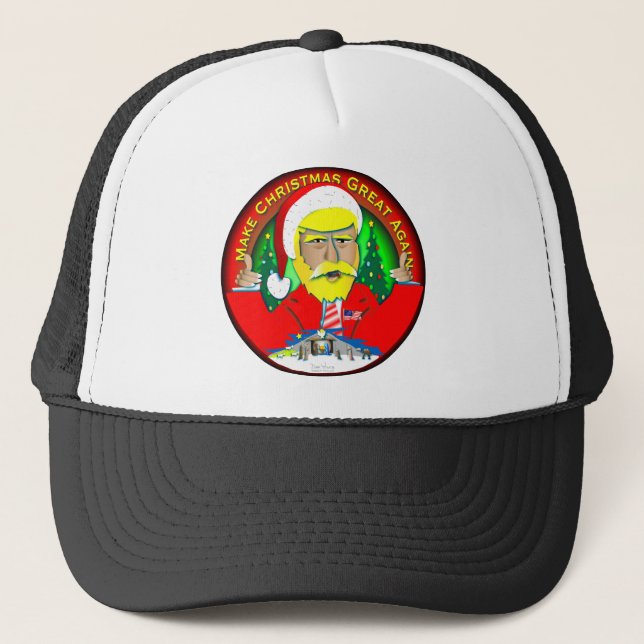 Make Christmas Great Again Trucker Hat (Front)