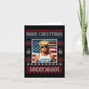 Make Christmas Great Again Trump Christmas Card