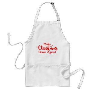 Make Christmas Great Again Trump MAGA funny gift Standard Apron