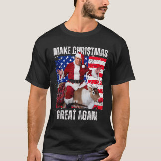 Make Christmas Great Again Trump Pajamas Ugly Tank