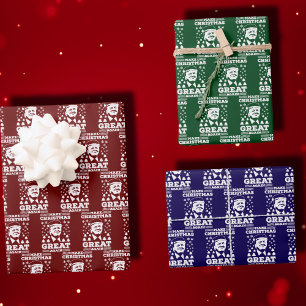 Make Christmas Great Again Trump Red Wrapping Paper Sheet