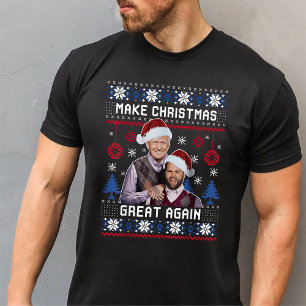 Make Christmas Great Again Trump Vance Ugly Xmas T-Shirt